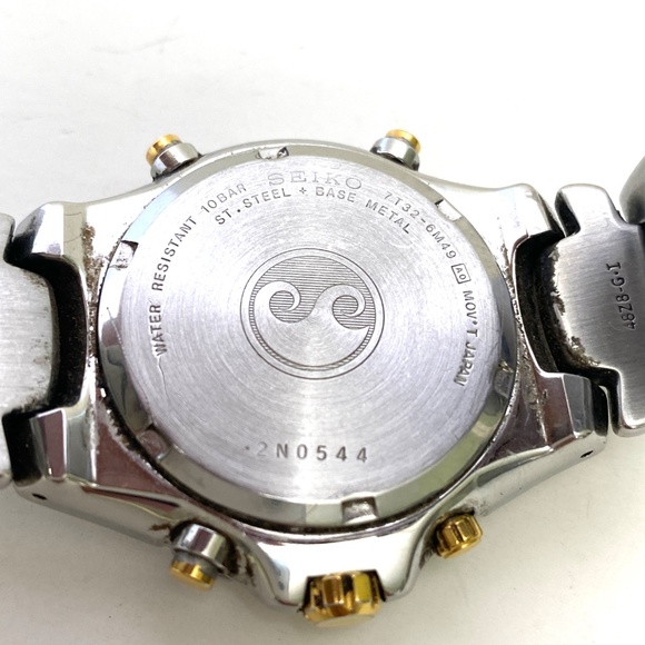 Vintage Seiko 7T32-6M49 Chronograph Alarm Men's Wrist Watch - Picture 7 of 7